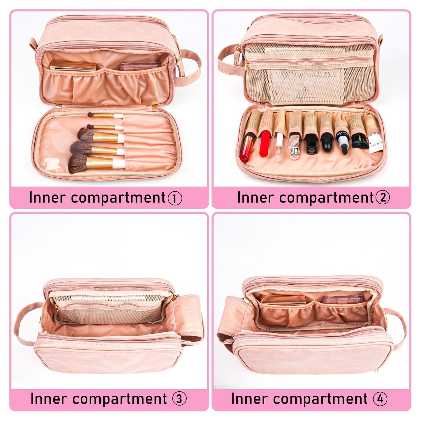 Multi Pocket Large-capacity Travel Cosmetic Bag