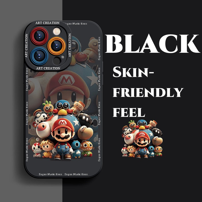 New silicone anti-fall all-inclusive Mario phone case BUY 1 GET 1 FREE