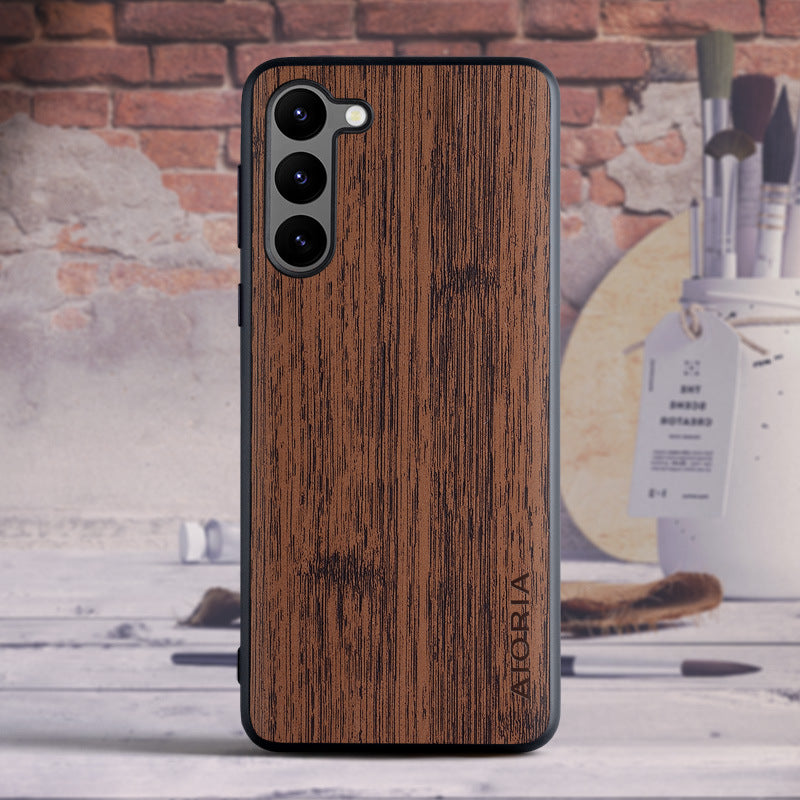 Simple wood grain pastoral style phone case for Samsung Galaxy S/A