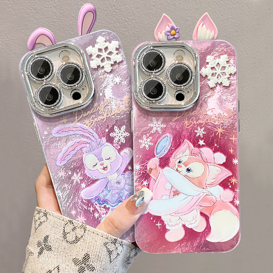 Cute Lingna Belle doll suitable for Apple full lens film mobile phone case
