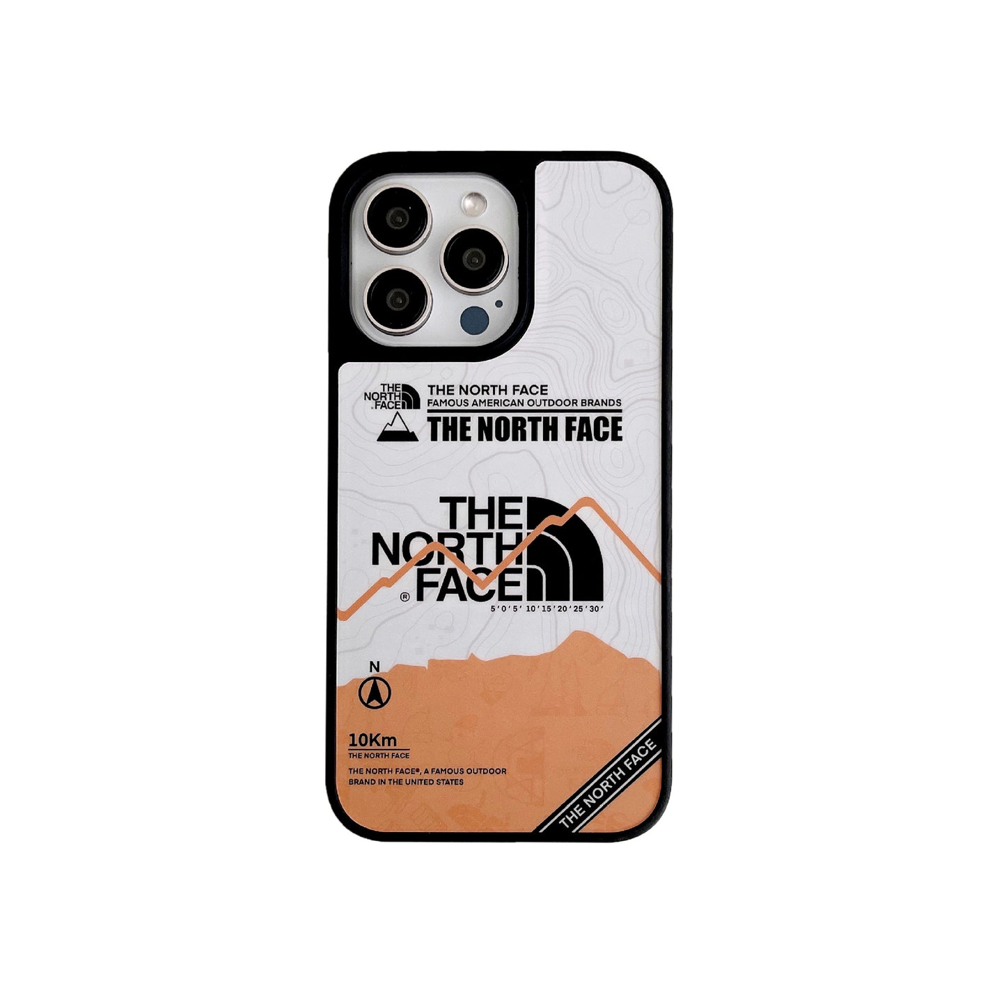 Trendy European and American North Face label mobile phone case