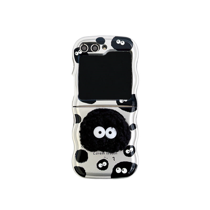 Cartoon coal briquettes phone case