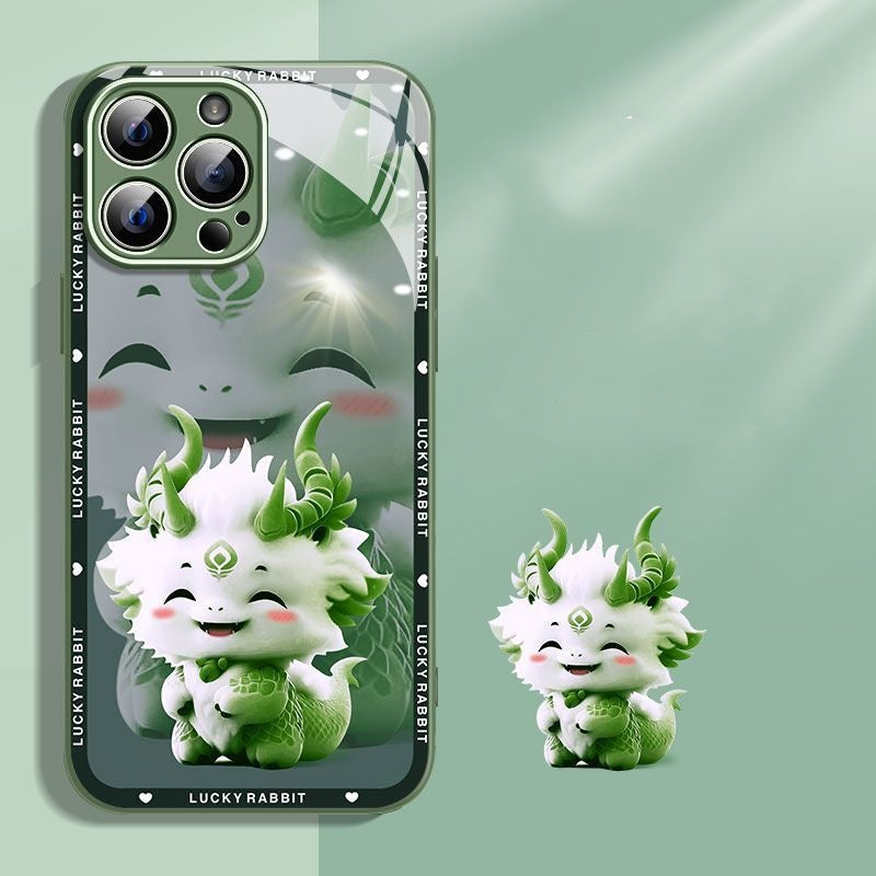 Happy Dragon Baby Premium Glass Lens Phone Case