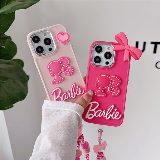 New bow bracelet silicone phone case