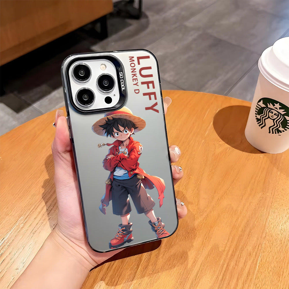 Anime One Piece Luffy Fifth Gear Zoro Frosted Anti-fall Phone Case