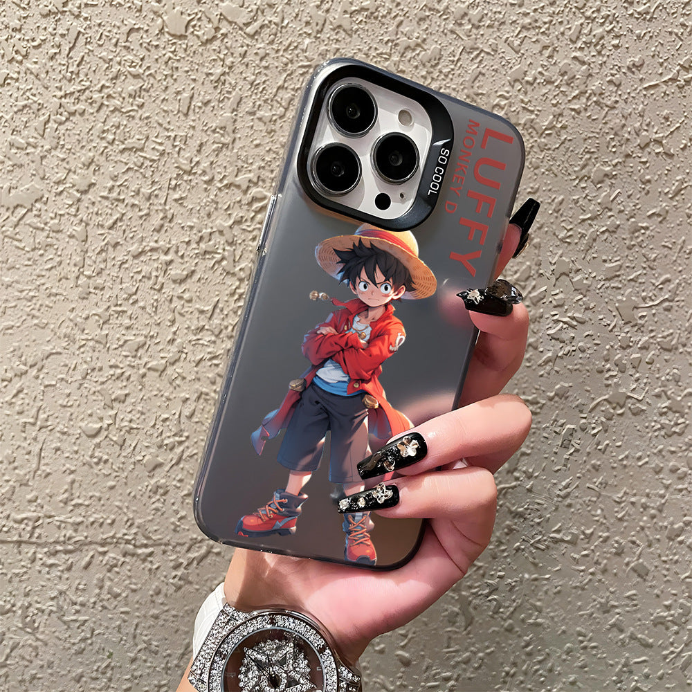 Anime One Piece Luffy Fifth Gear Zoro Frosted Anti-fall Phone Case