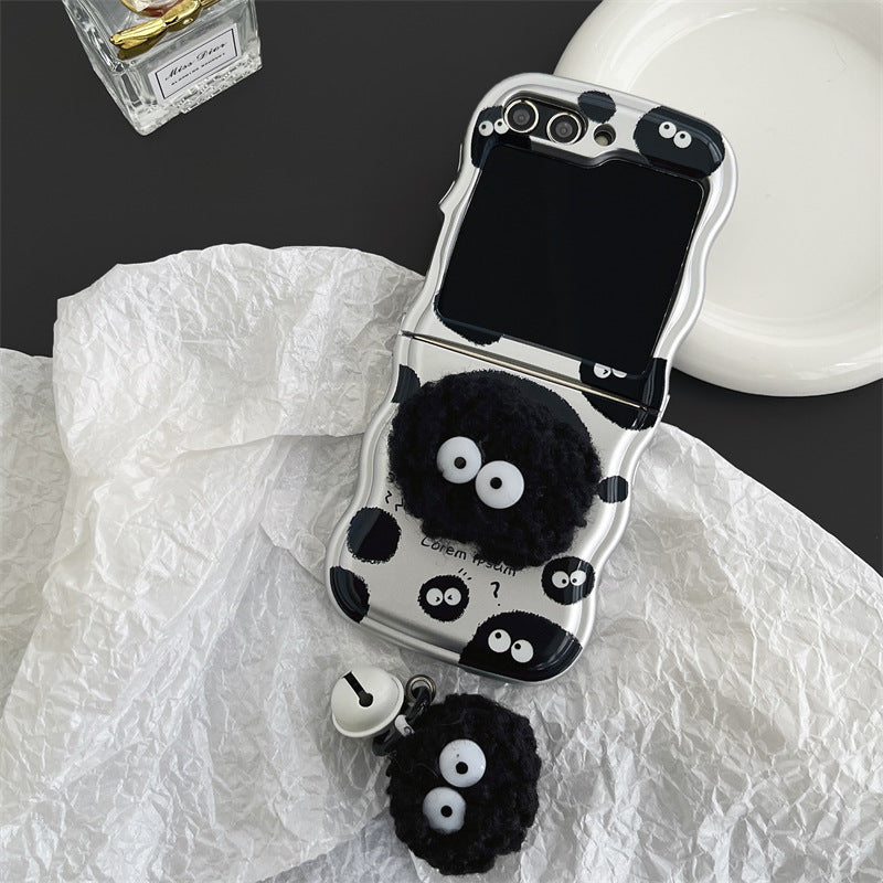 Cartoon coal briquettes phone case