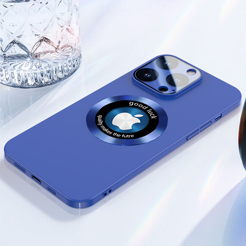 One Piece Lens Film Frosted MagSafe Phone Case