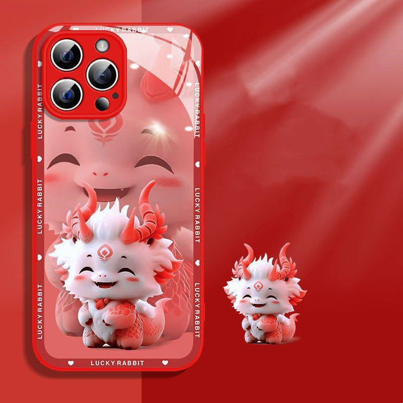 Happy Dragon Baby Premium Glass Lens Phone Case