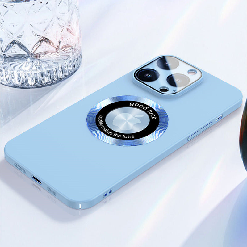 One Piece Lens Film Frosted MagSafe Phone Case