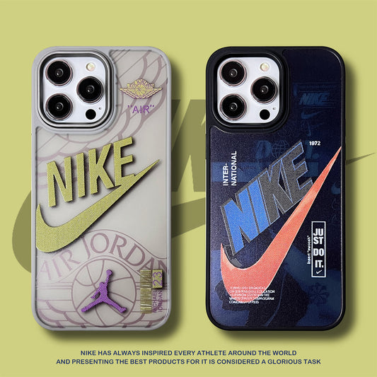 Fashion brand European and American Jordan AIR skin-feel mobile phone case