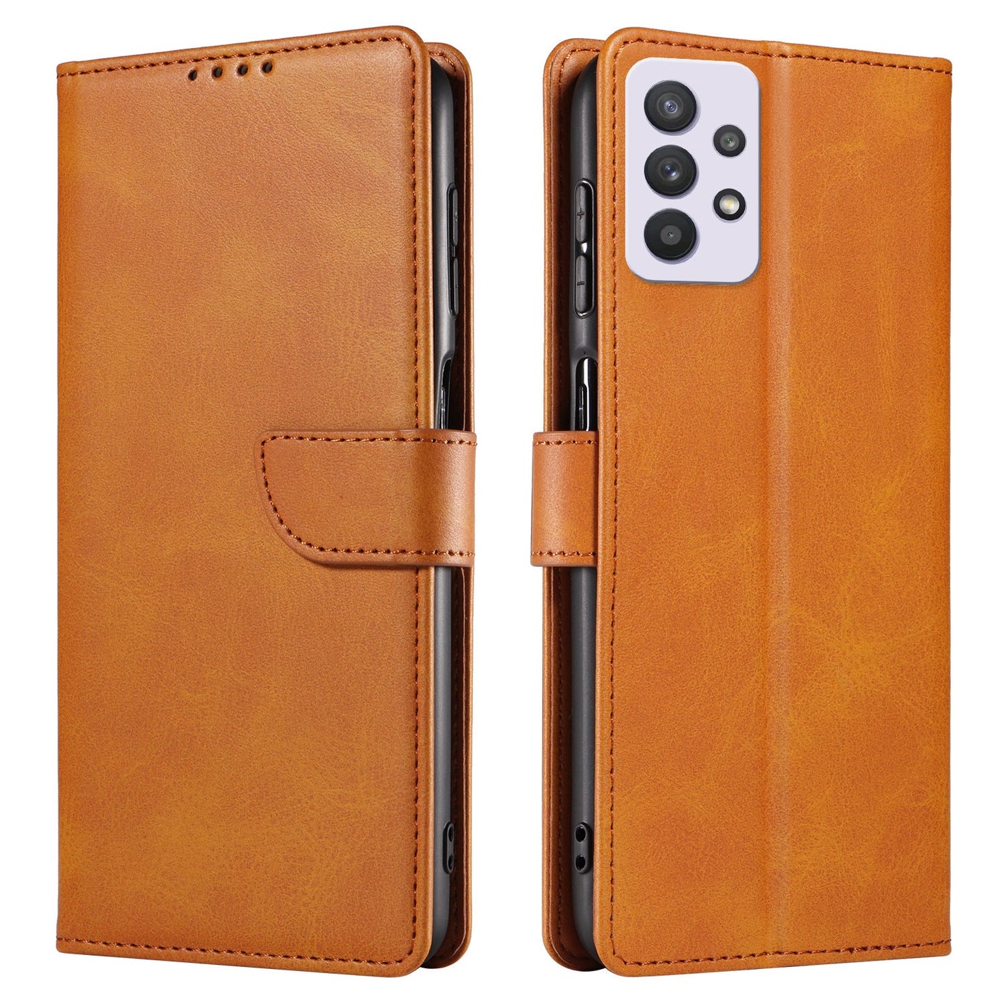 Bagong high-grade calf leather flip phone case