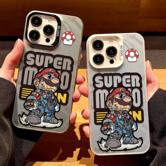 High-grade Mechanical Mario Cartoon Phone Case