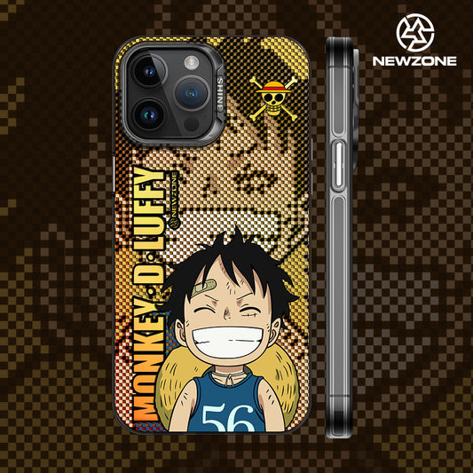 Zoro Luffy laser personalized anti-fall mobile phone case