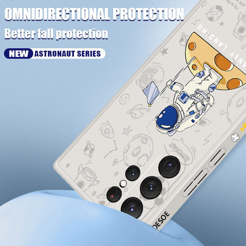 Moon Astronaut Cartoon Graffiti Phone Case For Samsung