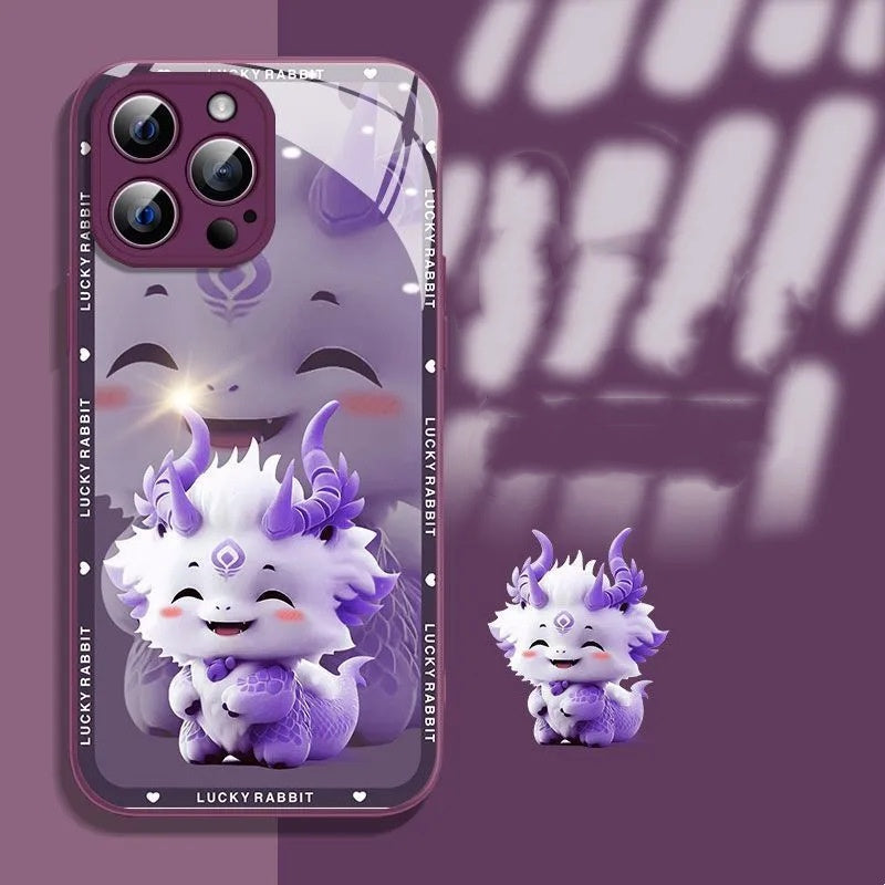 Happy Dragon Baby Premium Glass Lens Phone Case