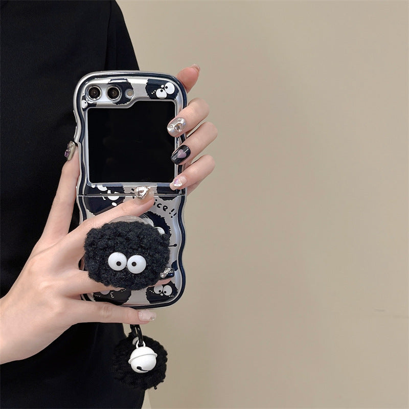 Cartoon coal briquettes phone case