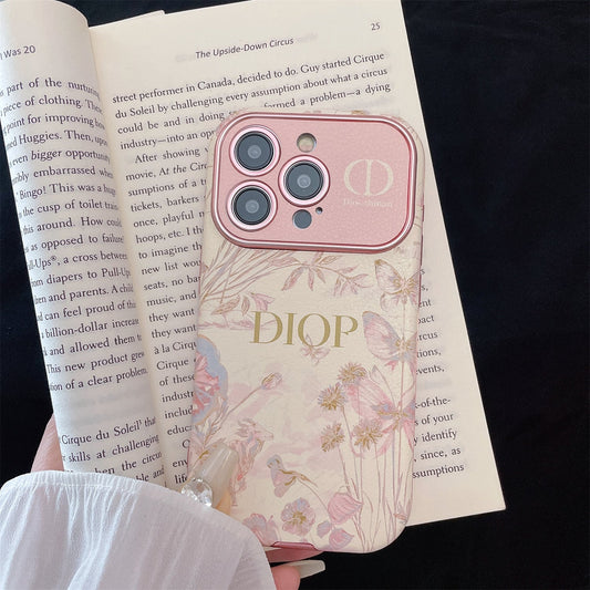Flower Butterfly Pink Mobile Phone Case For iPhone