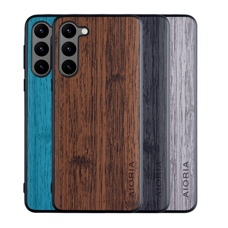 Simple wood grain pastoral style phone case for Samsung Galaxy S/A