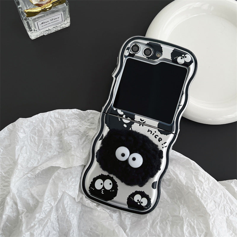 Cartoon coal briquettes phone case