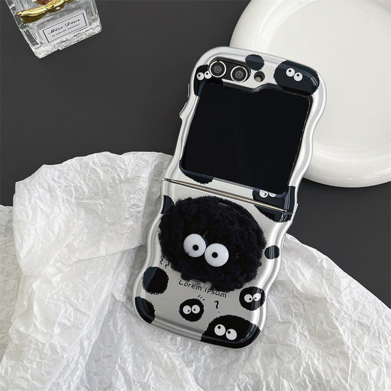 Cartoon coal briquettes phone case