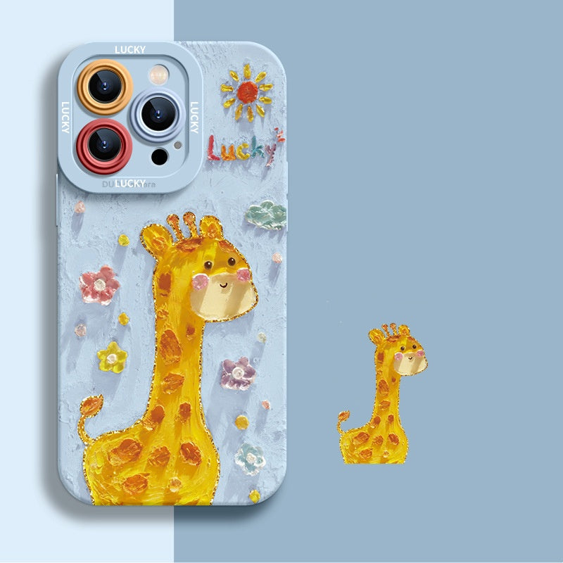 Dumbo Giraffe Cute Cartoon Phone Case