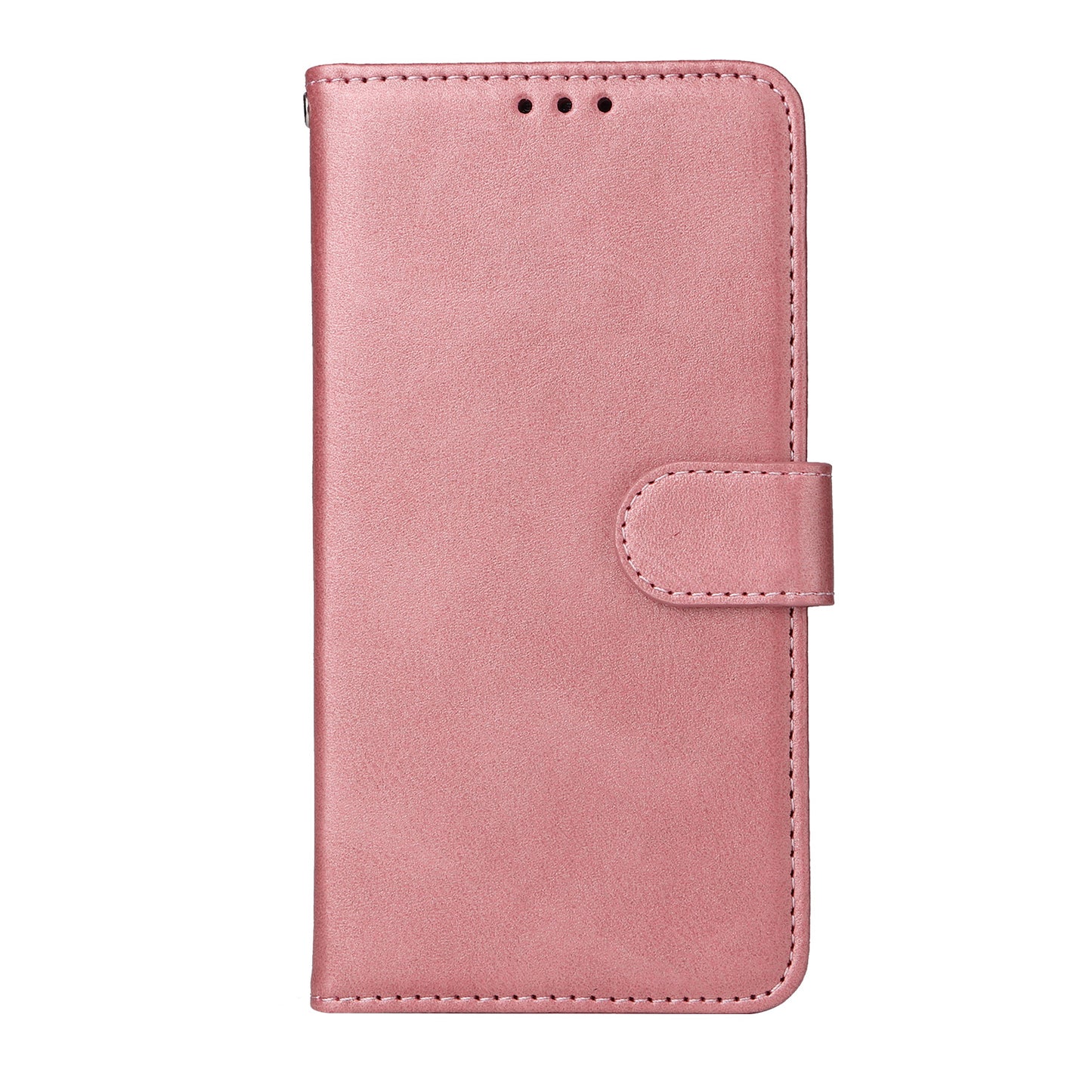 Samsung Calfskin Texture Three Card Photo Frame Card Magnetic Insert Phone Case A Series