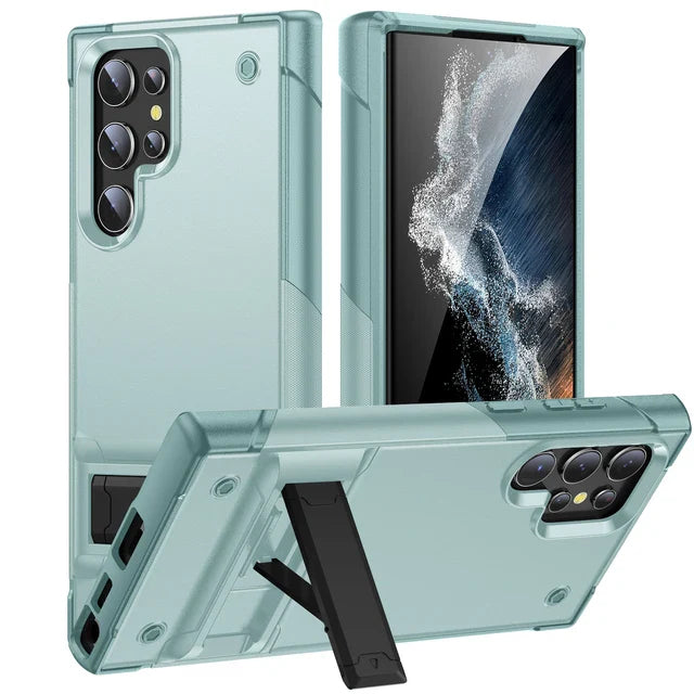 Heavy Duty Armor Shockproof Kickstand Case For Samsung