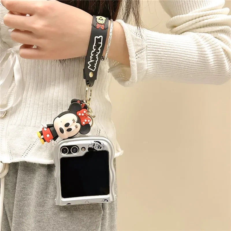 Cartoon Silver Plating Phone Case for Z Flip Series