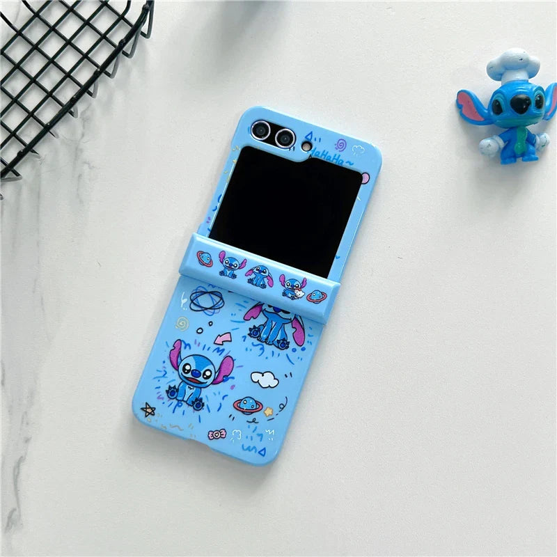 Angel Stitch Cartoon Case for Galaxy Z Flip Series