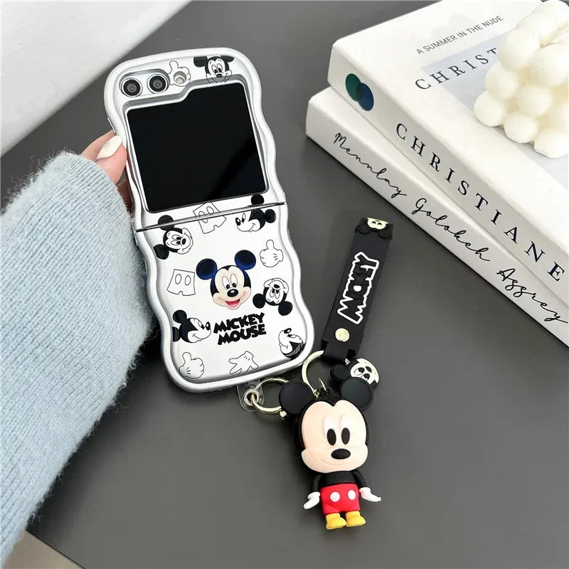 Cartoon Silver Plating Phone Case for Z Flip Series