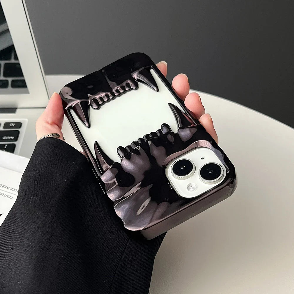 Electroplating frosted hollow Phone Case