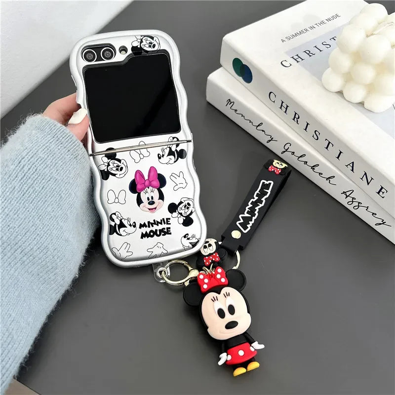 Cartoon Silver Plating Phone Case for Z Flip Series