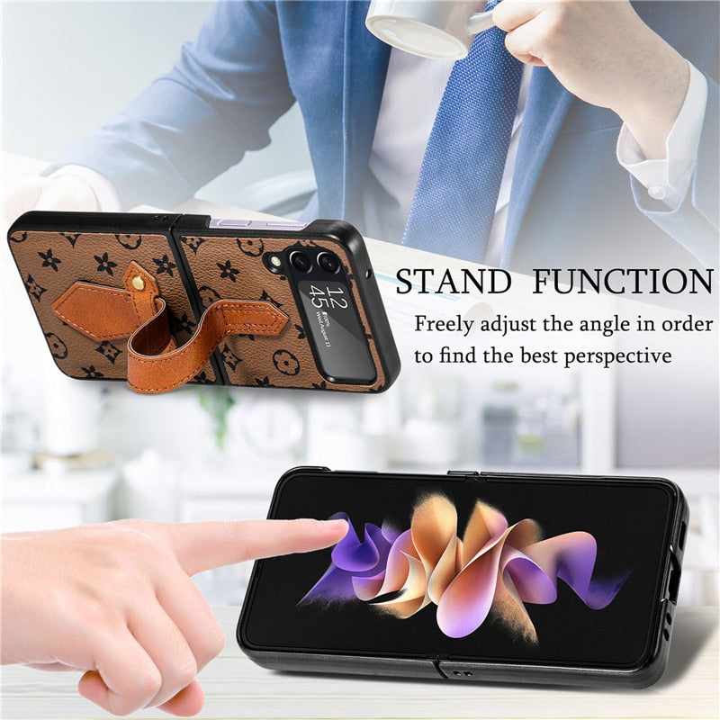 Shockproof Luxury Wristband Ring Stand Phone Case