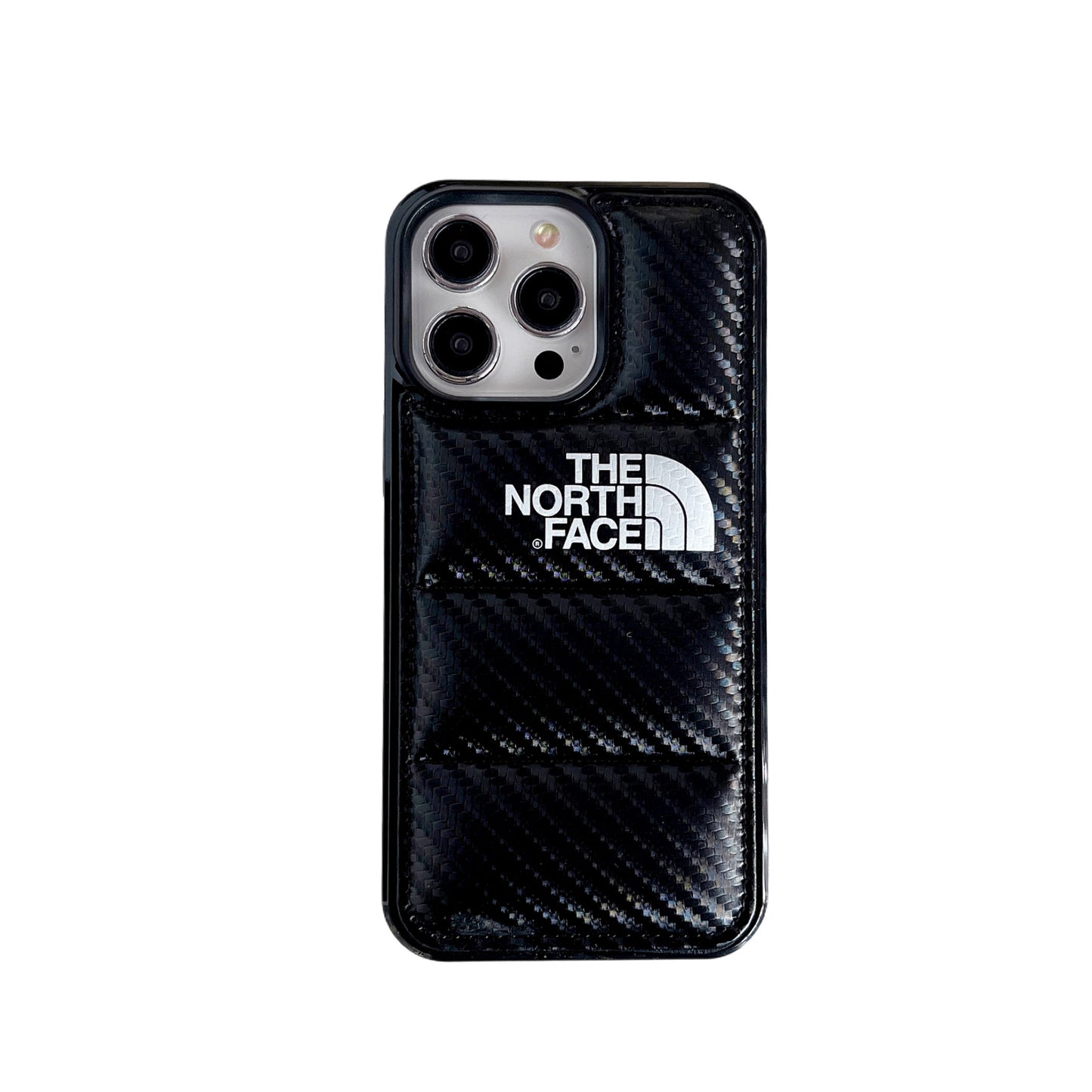 High-end fashion brand iphone carbon fiber north face mobile phone case