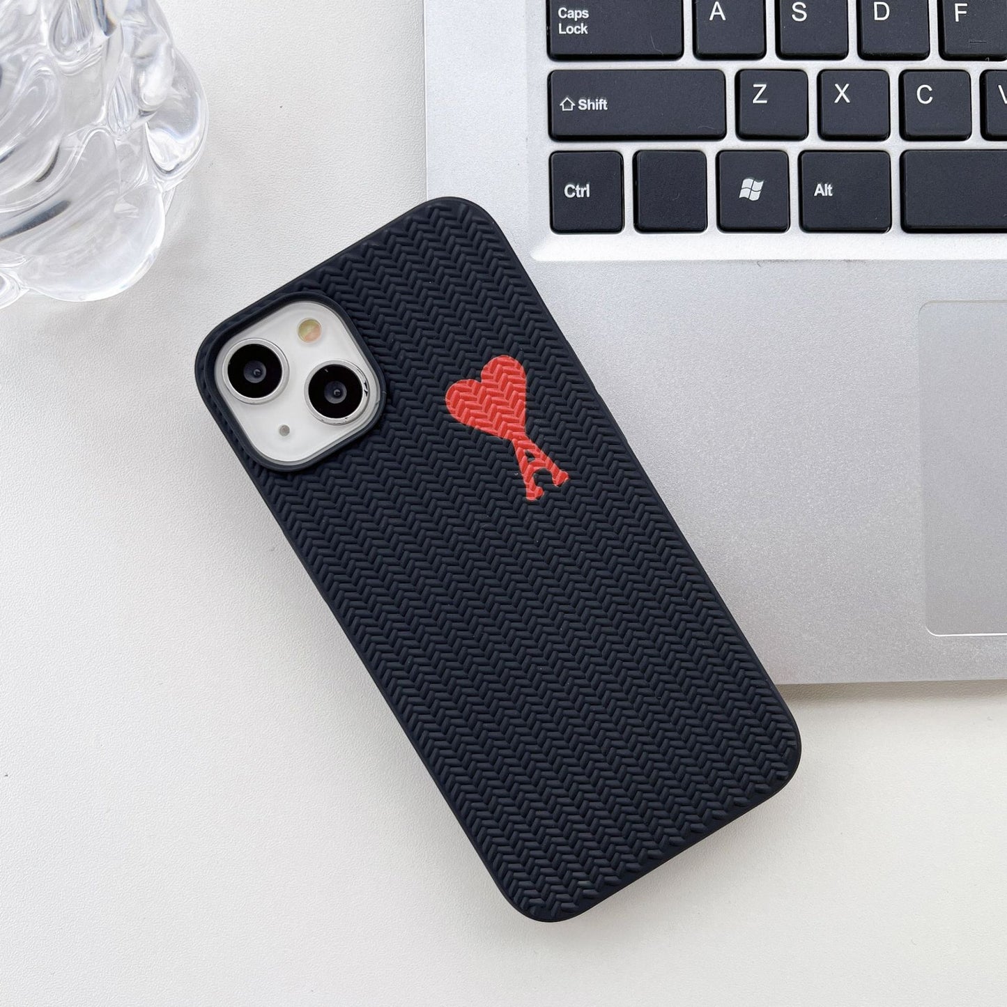 IPromax knitted striped couple love❤ mobile phone case