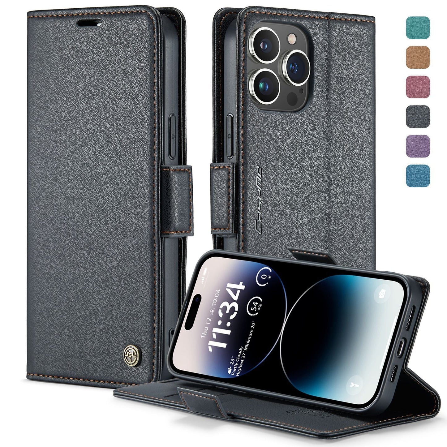 New Card Leather Case Flip Phone Case  For iPhone 11 Series