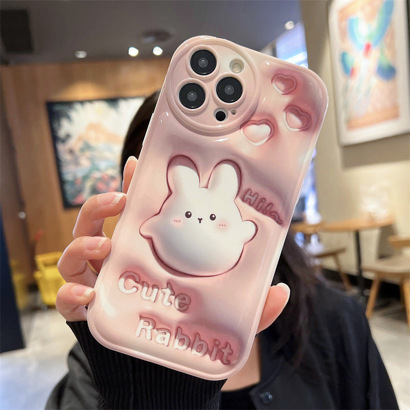 Soft Silicone 3D Rabbit air CushionProtective Case