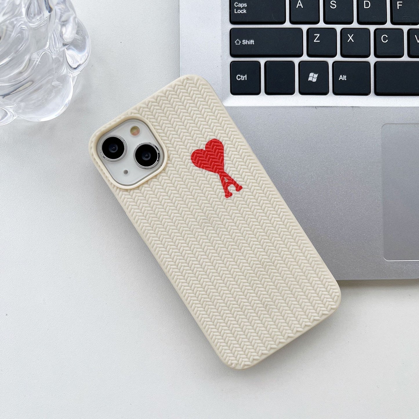 IPromax knitted striped couple love❤ mobile phone case