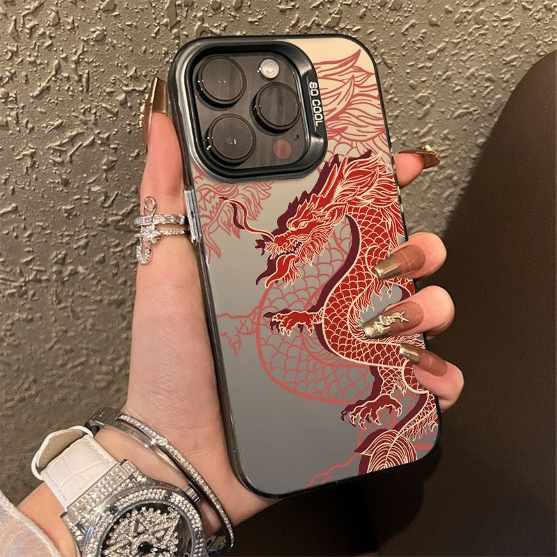 Hollow IMD Dragon Apple Phone Case