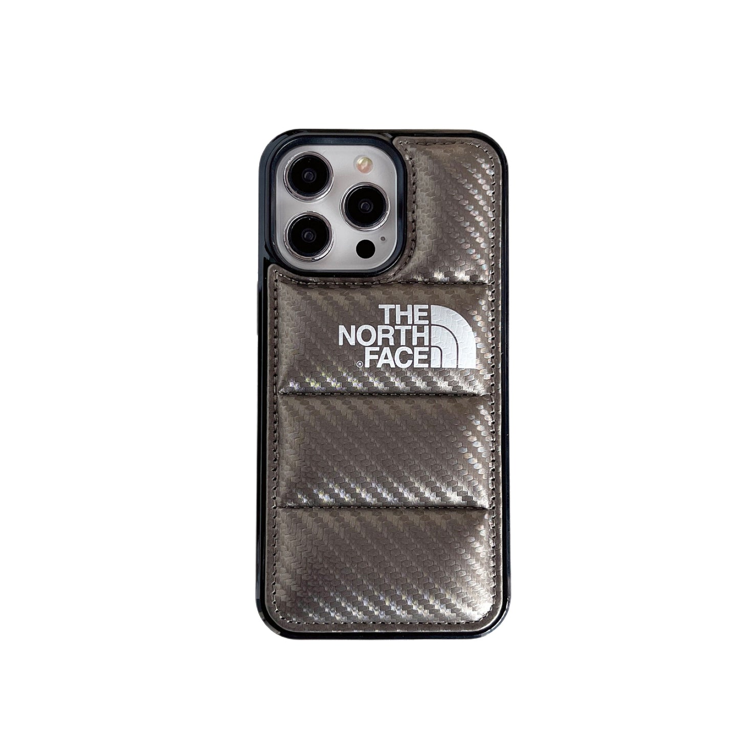 High-end fashion brand iphone carbon fiber north face mobile phone case