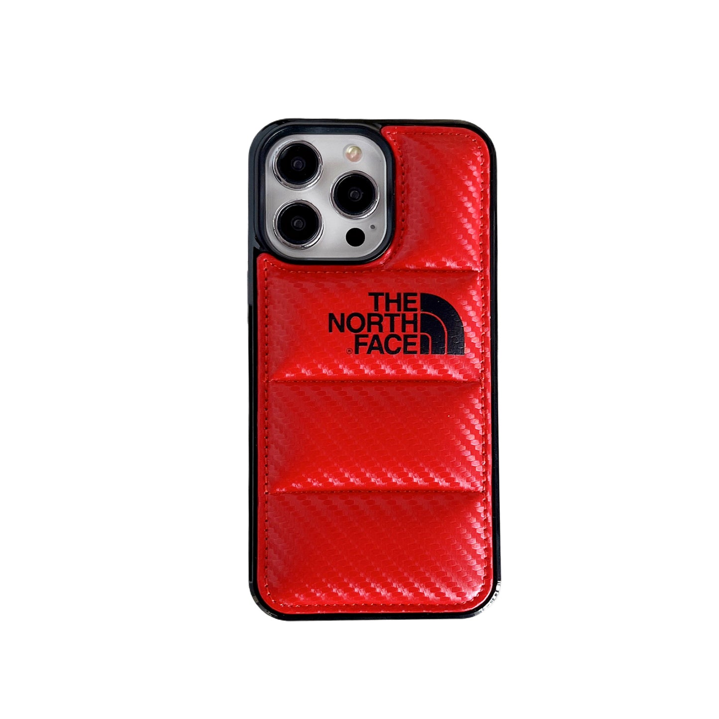 High-end fashion brand iphone carbon fiber north face mobile phone case