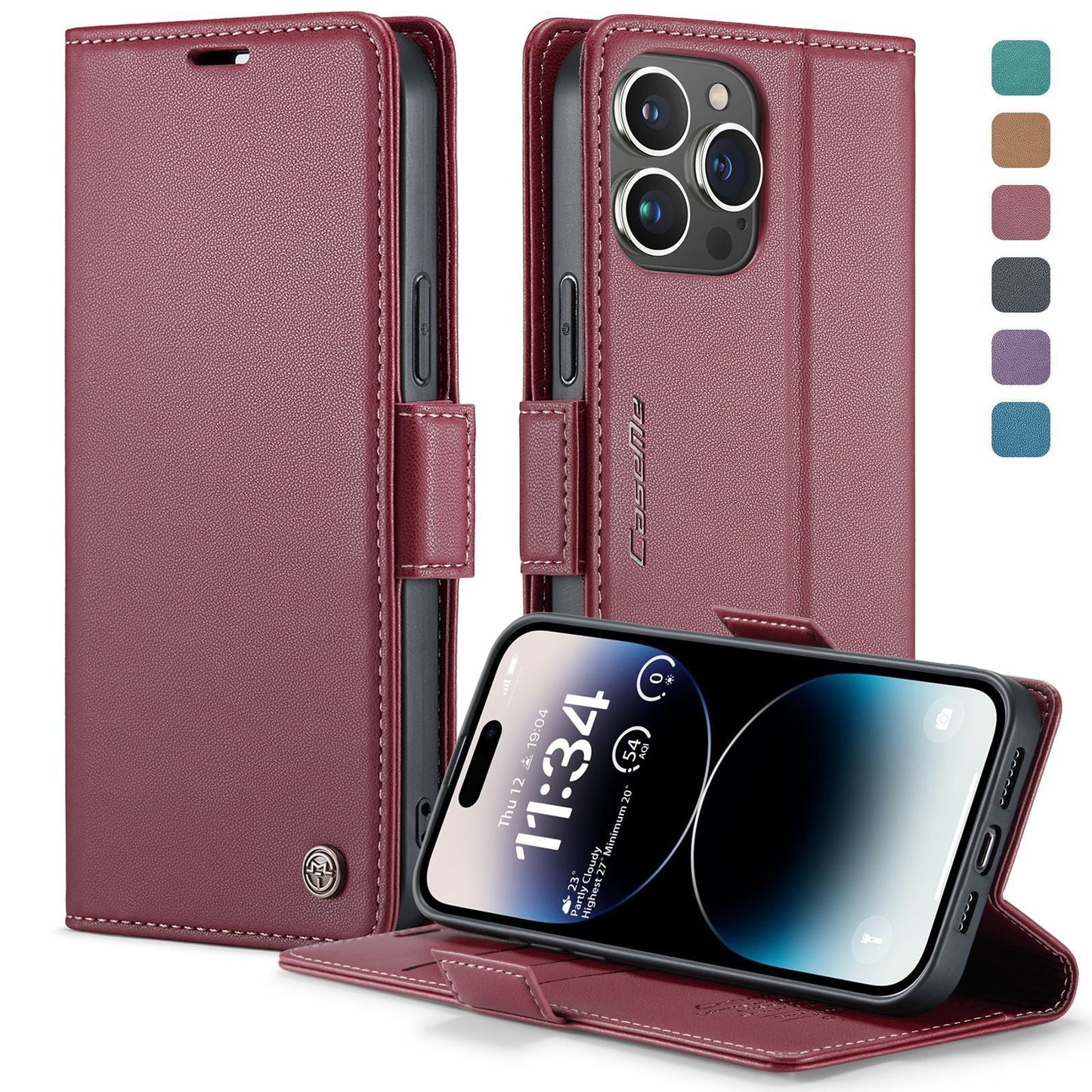 New Card Leather Case Flip Phone Case  For iPhone