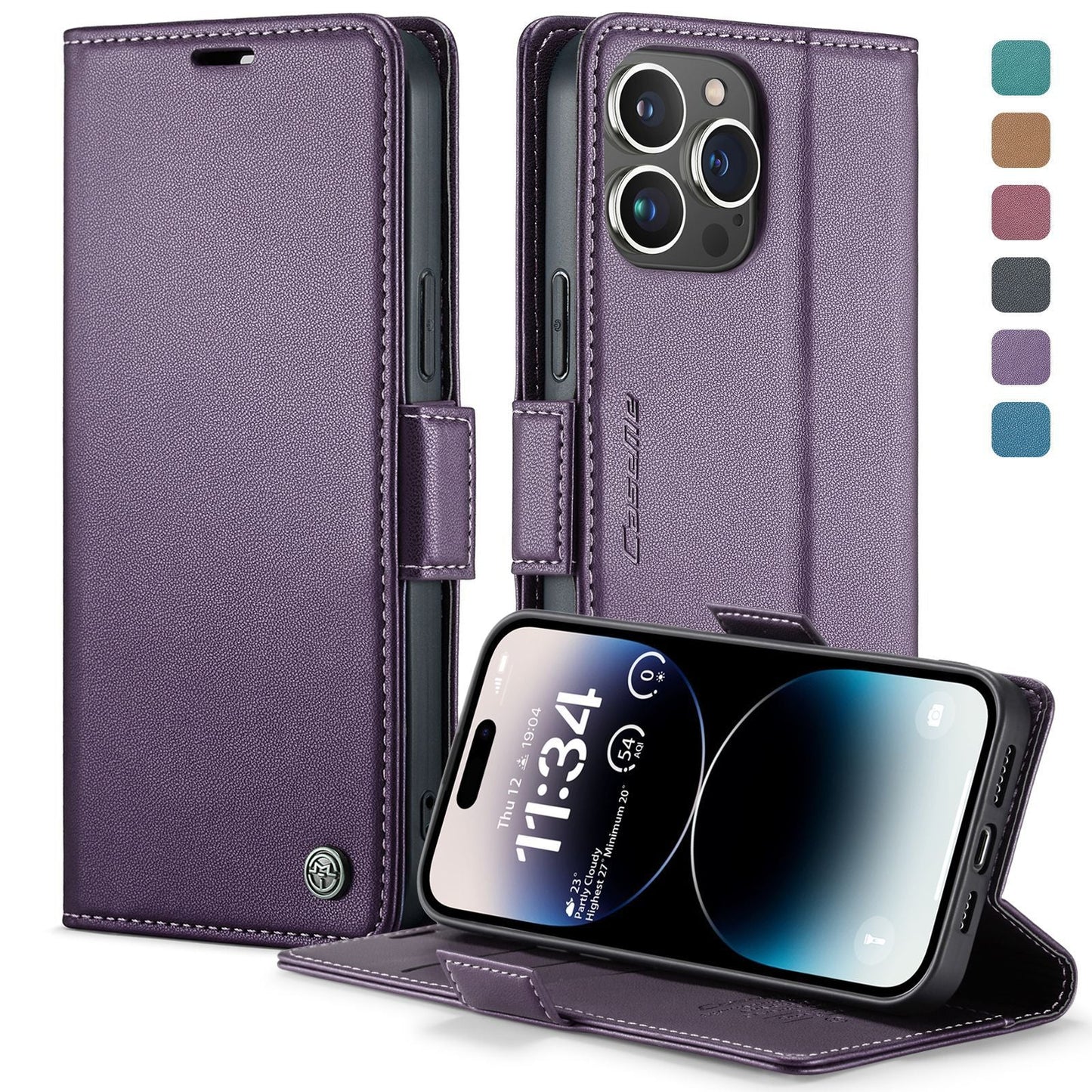 New Card Leather Case Flip Phone Case  For iPhone X Series