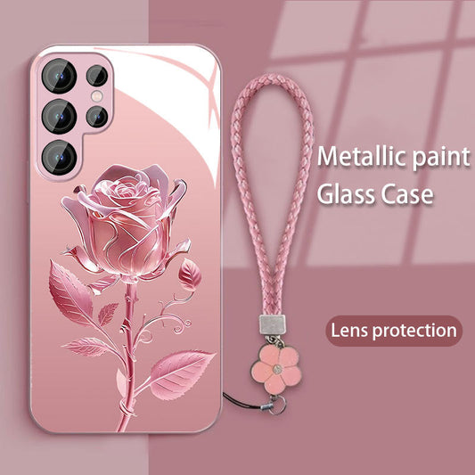 Sfumato Rose Lanyard Case For Samsung