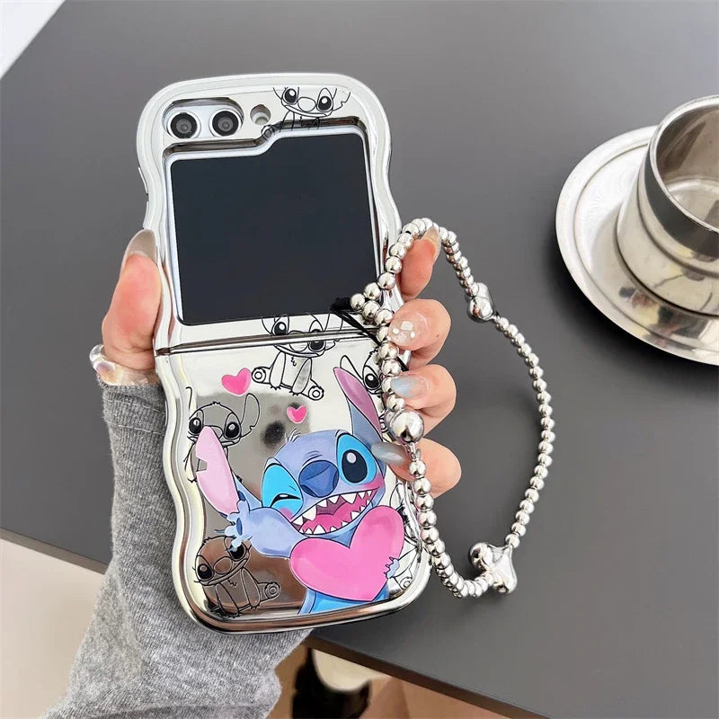 Cute Stitch Phone Case For Galaxy Z Flip Series