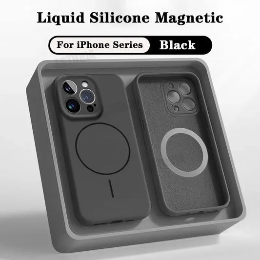 Silicone Soft Anti impact for Magsafe Case for iPhone