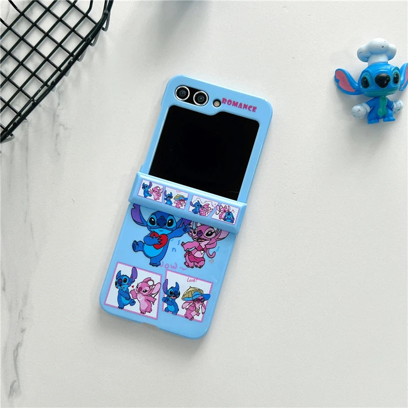 Angel Stitch Cartoon Case for Galaxy Z Flip Series