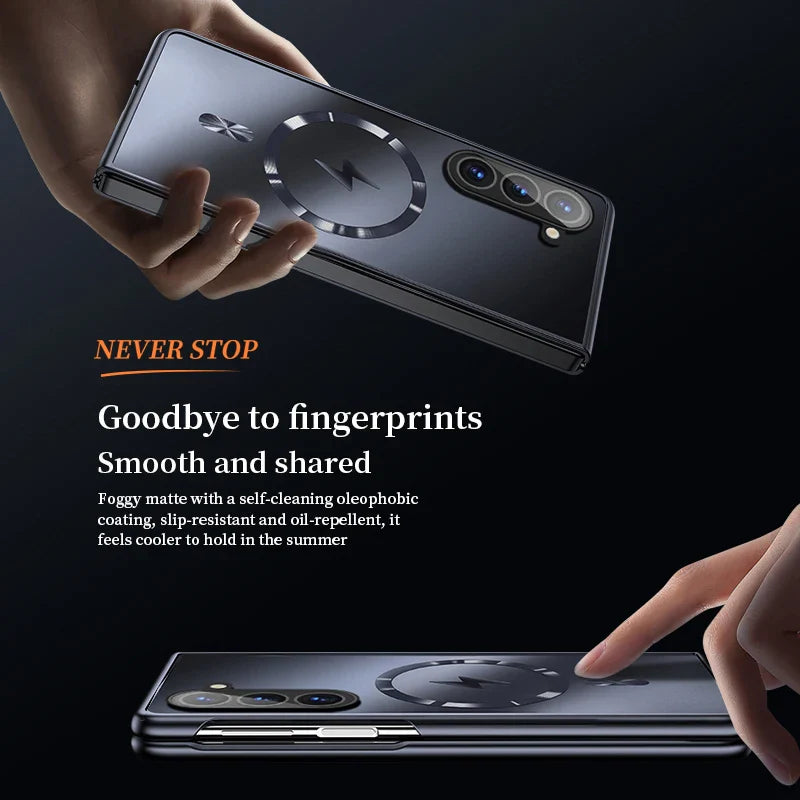 Luxury AG Matte Magnetic Case For Samsung
