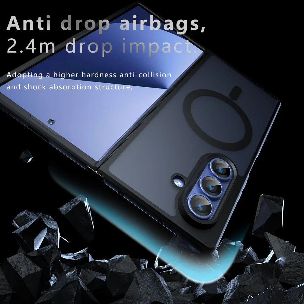 Matte Magnetic Case For Samsung